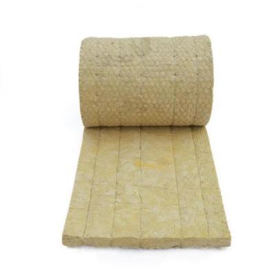 China Wire Meshed Rock Wool Felt For External Wall, Roofing And Floating Floor for sale