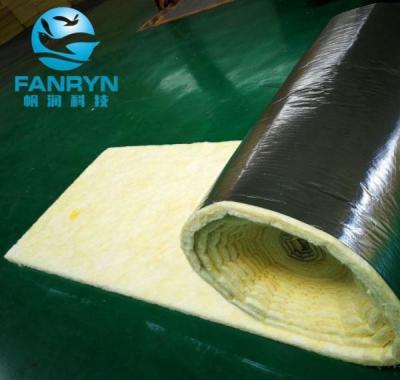China Insulation Material Glass Wool Blanket With Aluminum Foil for sale