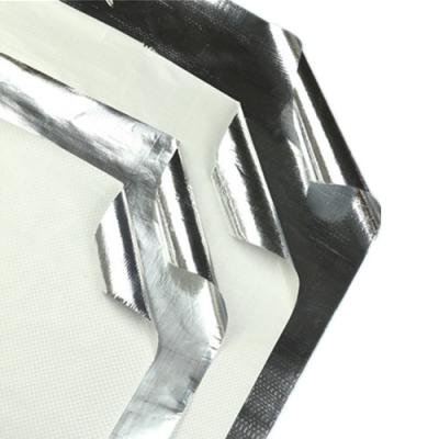 China High Tensile And Durability Aluminum Woven Foil Facing Material 7 Micron à venda