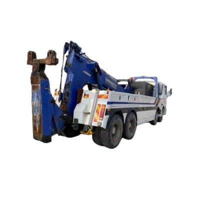 China Second Hand Trucks SHACMAN 6X4 20Ton 30Ton Road Rescue Recovery Vehicles Integrated Tow and Crane Wrecker Truck for sale
