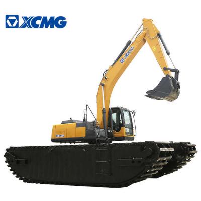 China 20T Small Hydraulic Excavator XCMG XE215S Amphibious Dredge Excavator for sale