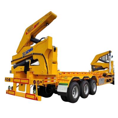 China 45 Ton Container Side Lifter Trailer Transport 40-Foot Containers for sale