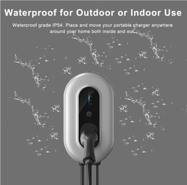 Wall-Mount/Pole-Mount EVSE EV Charger with Plastic PC94V0 Enclosure 1