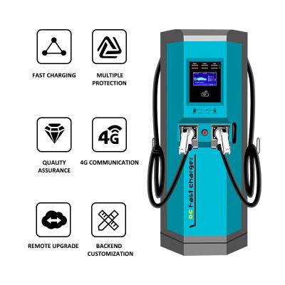 China Wholesale Price 240kw Fast Level 2 Ev Charger New Energy Charging Pile Dc Ev Charger Floor-Mounted Charging Stations à venda