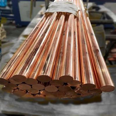 China C65500 C68700 Solid Copper Round Rod Stock Polished Surface 150mm Din2448 99.995% Pure for sale