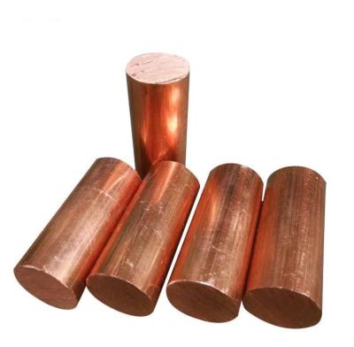 China C11000 C101 Copper Round Rod Welding Rod Copper Pure 100mm 150mm for sale