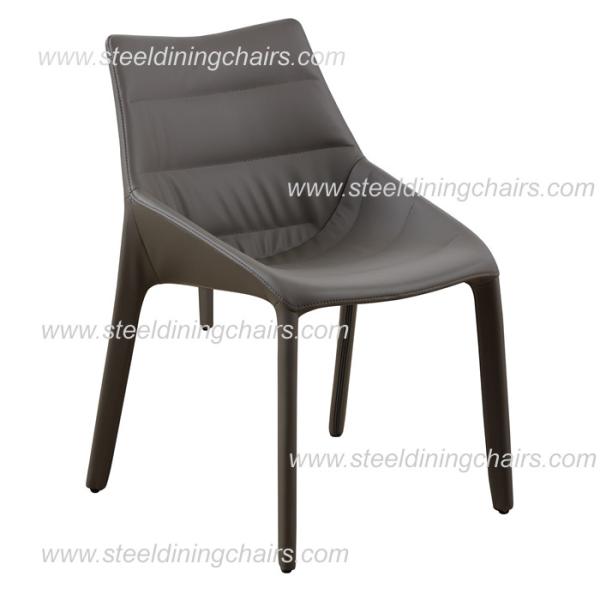 Quality Removable Cover Injected Sponge 82CM 60CM Stainless Steel Dining Chairs for sale
