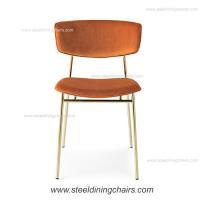 Quality Backrest Stainless Steel Dining Chairs for sale