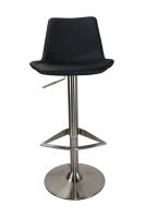 china SGS High End Brushed SS Pu Leather Bar Stool For Home