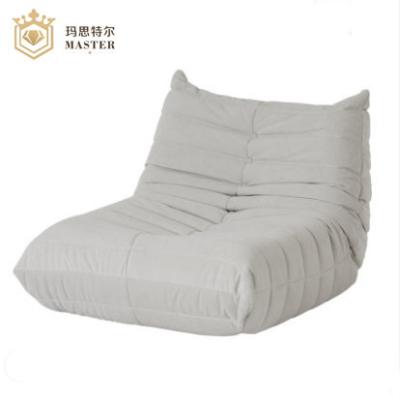 China Velvet 100cm Width 70cm Height 1 Seater Sofa 0.289CBM for sale