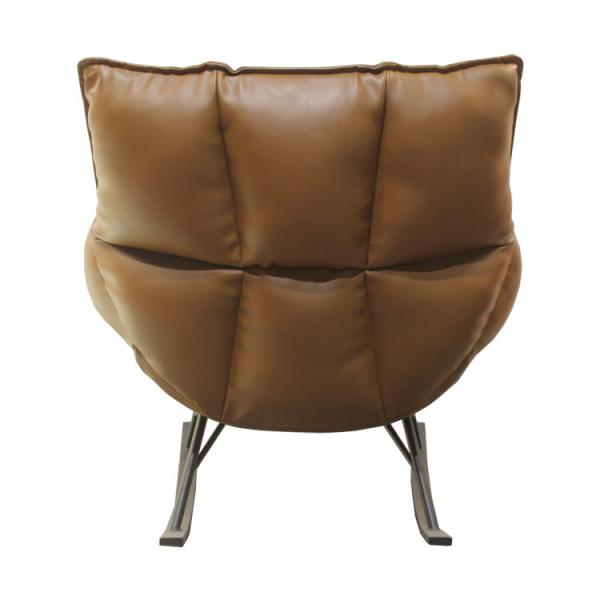 Quality Living Room OEM 0.289CBM Pu Leather Leisure Chair 80*80*72 for sale