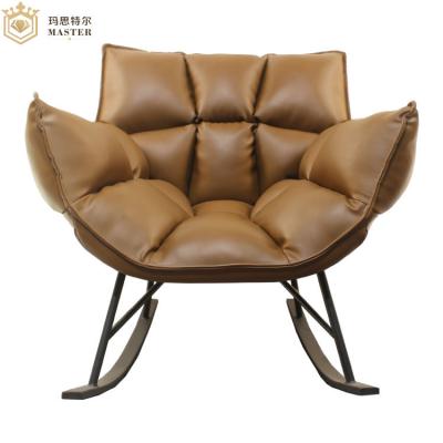 China Living Room OEM 0.289CBM Pu Leather Leisure Chair 80*80*72 for sale