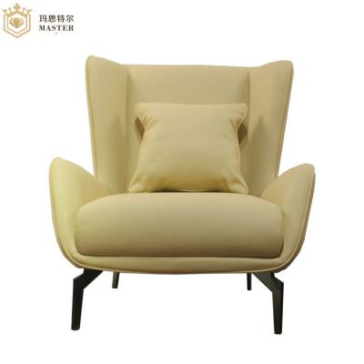 China Modern SGS 0.344CBM Pu Leather Armrest Sofa 80*80*72 for sale