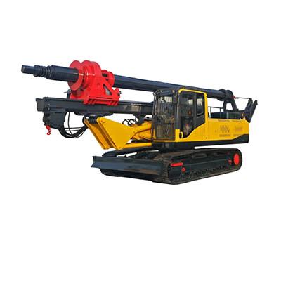 China 35m Depth Crawler Mounted Rotary Water Well Drilling Rig 154KW Engine Power for sale