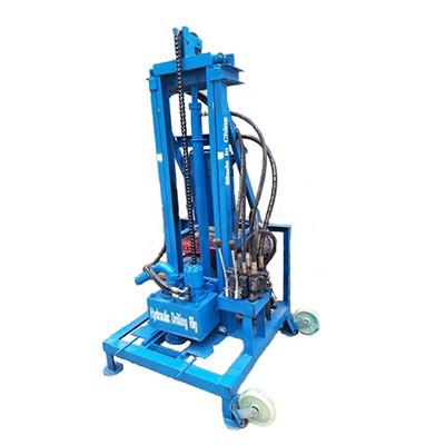 China 8HP Diesel Engine Portable Water Well Drilling Rig Machine 100m Depth 260kg for sale
