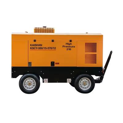 China Turbocharged Impact Drilling Air Compressor 140KW 1.2Mpa / 1.5Mpa Working Pressure for sale