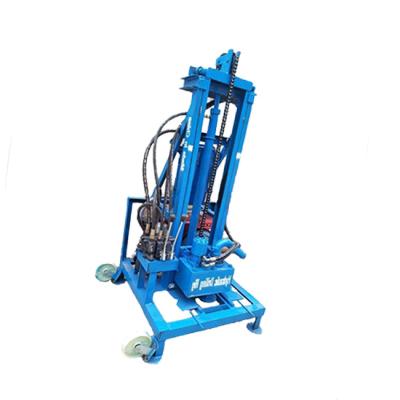 China Two Wheels Portable Water Well Drilling Machine 8HP Power 100m Drilling Depth for sale