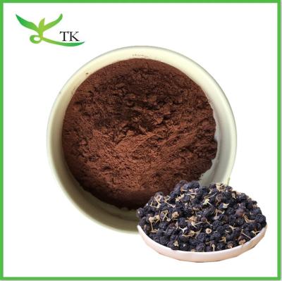 China Wholesale Pure Natural Black Goji Berry Extract Anthocyanins 5% 25% Black Goji Berry Powder for sale