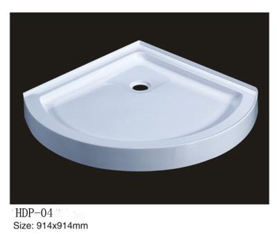 China Acrylic shower tray, shower basin,acrylic shower base HDP-04 for sale