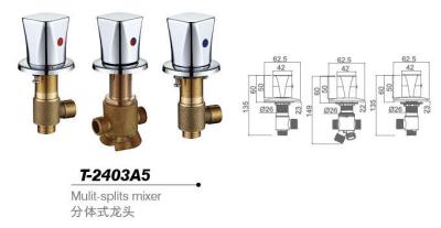 China Bathtub mixer,Faucet,cold/hot water basin tap T-2403A5 for sale