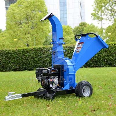 China 270 Degree Range Wood Chipper Shredder With Adjustable Upper Discharge Chute for sale