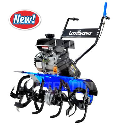China 7HP 209cc 4 Stroke Gas Powered Engine Tiller With Adjustable Depth Stake for sale