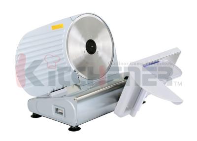 China 7.5'' Blade Home Automatic Food Slicer Painted Steel With End Piece Holder for sale