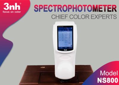 China NS800 PC Software Portable Spectrophotometer Colorimeter with 45 / 0 structure 15° oblique angle screen for sale