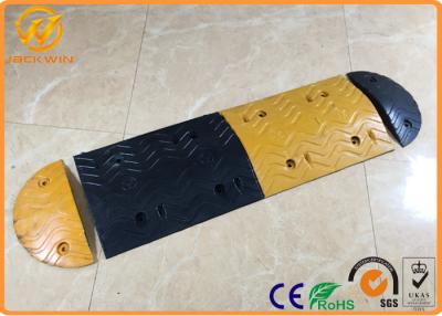 China Prefabricated Portable Rubber Parking Bumpers , Car Safety Road Concrete Speed Bumps for sale