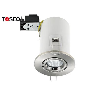 China Recessed Gu10 Fire Rated Downlights Diecasting Aluminium 90mm Cutting for sale