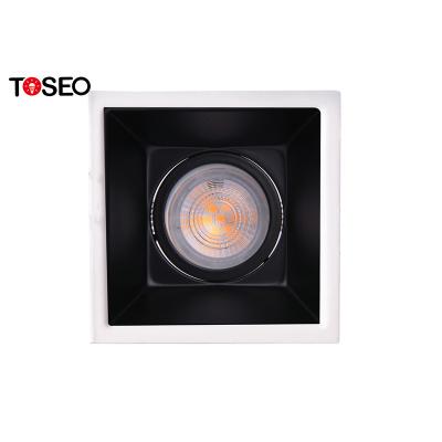 China GU5.3 Black Recessed Deep Cup Anti Glare Downlights 35W Front Replace Bulb for sale