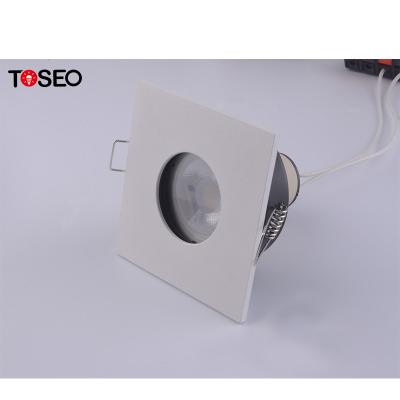 China Recessed 84mm Waterproof IP65 Downlight Sand White For Shower Room for sale