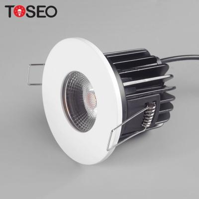 China 2700k Fixed Fire Rated Downlight Ceiling IP65 Cob Led Recessed Lighting for sale