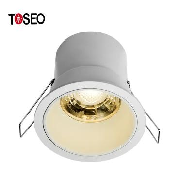 China LED COB Recessed Downlight Round Commercial Corridor Deep Cup Anti Glare Spot Light for sale