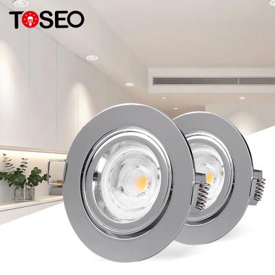 China A luz de iluminação interna de alumínio GU10 do dispositivo elétrico do teto Recessed Downlights que cabe Downlight de superfície ajustável à venda