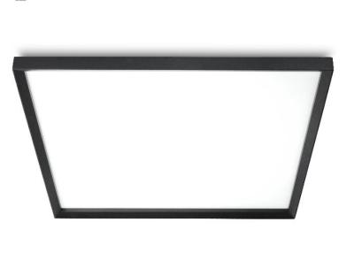 China Black Surface Mounted Led Panel Light 48w 4800lm Waterproof 60cm For Office for sale