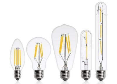 China 800lm Dimming Led Filament Bulb Milky Glass 8 Watt Edison Cog Chip A60 Shape for sale