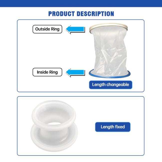 Disposable wound retractor product view showing design and components