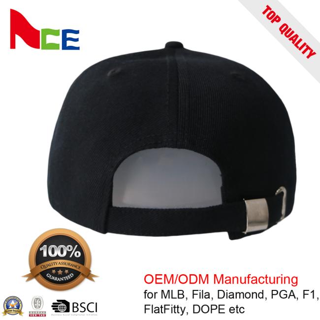 PU Sports Dad Hats Street style hats Black Pure Color For Unisex