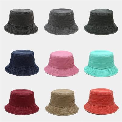 China Suavidad 100% del algodón del sombrero de Grey Red Black Fisherman Bucket del adulto los 58CM en venta