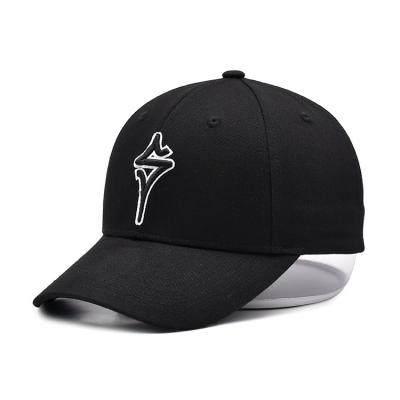China 3d Embroidery Cotton Fabric Baseball Cap Unisex Curved Brim Fashion Adult Size for sale