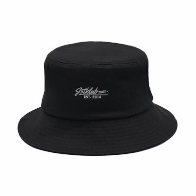 China Summer Casual Fisherman Hat Custom Logo Embroidery All Match Solid Color Sun Protection Hat for sale