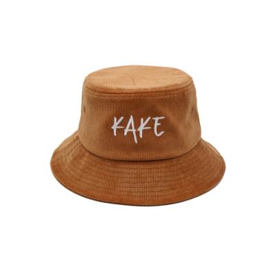 China Customized outdoor Corduroy Bucket hat New fashion basin hat Panama Bucket hat à venda