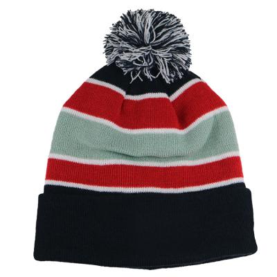 Chine Chapeau 100% d'hiver de calotte de plaine de logo de Customde de chapeaux de calotte de Knit de laine de Merino à vendre