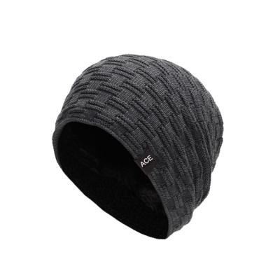 Chine Chapeaux d'hiver du Knit des hommes mous chauds, chapeaux élégants de calotte de Wicking d'humidité à vendre