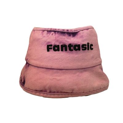 China Custom Embroidery Colorful Adult Fisherman Bucket Hat Reversible Cotton Tie - Dye Wide Brim for sale
