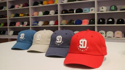 中国 3d刺繍のロゴの卸売のスポーツの帽子の偶然の綿のゴルフ帽子の安い野球帽 販売のため
