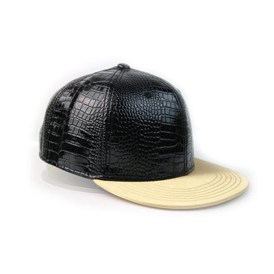 China 2019 latest styles stock order pu leather cheap flat brim 3d embroidery snapback hat best quality for sale