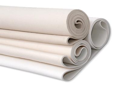 China White Color Nomex Seamless Conveyor Felt Belt For Heat Transfer Printing Machine for sale