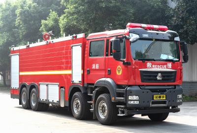China CCC resistente del color rojo del coche de bomberos del motor del euro 6 certificado en venta